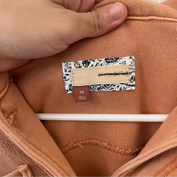 Anthropologie Pilcro Shirt Shacket Utility Jacket Coral XS - Picture 14 of 16